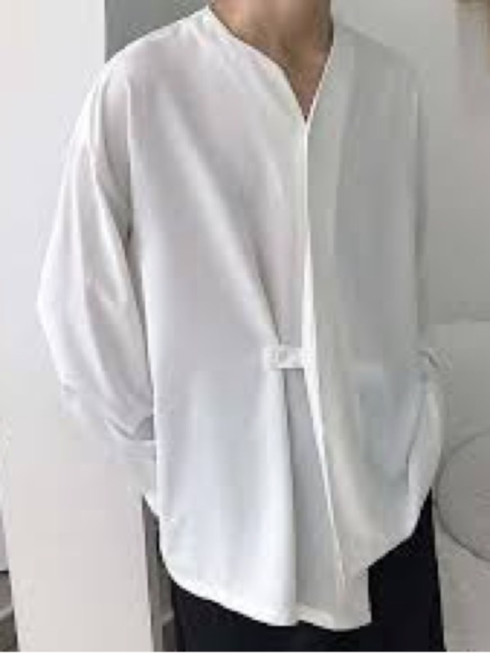Mens white Open-Front Jacket - Unbranded Item # 11453